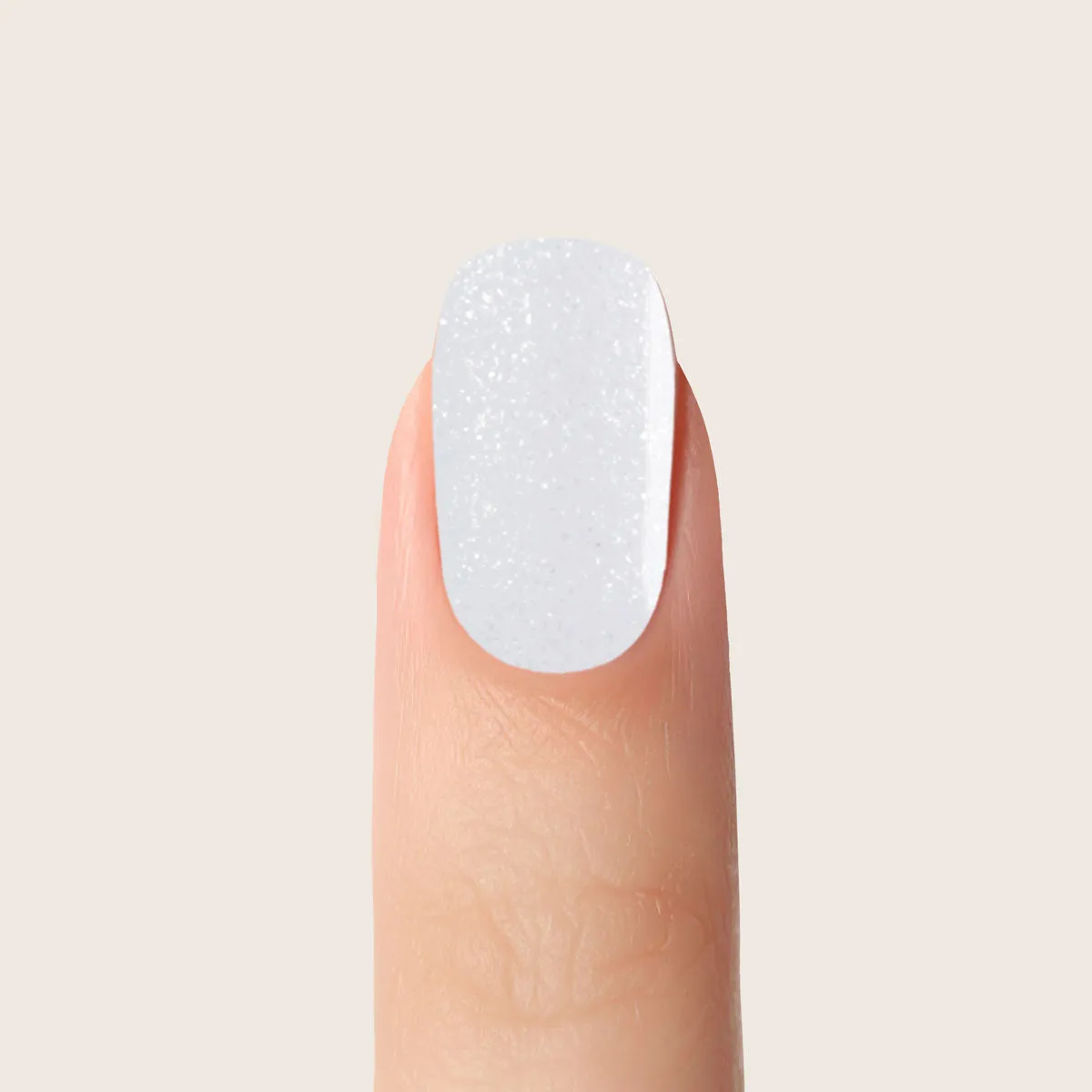 Emmi-Nail Milky White Glitter F418 farvegel 5ml hvid