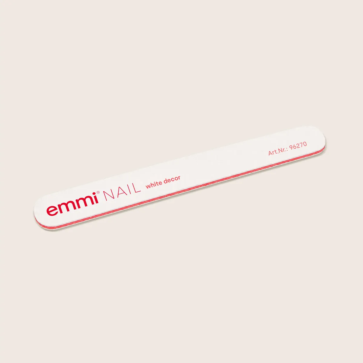 Emmi-Nail Profi-Feile white decor 180/180 neglefil 50 stk