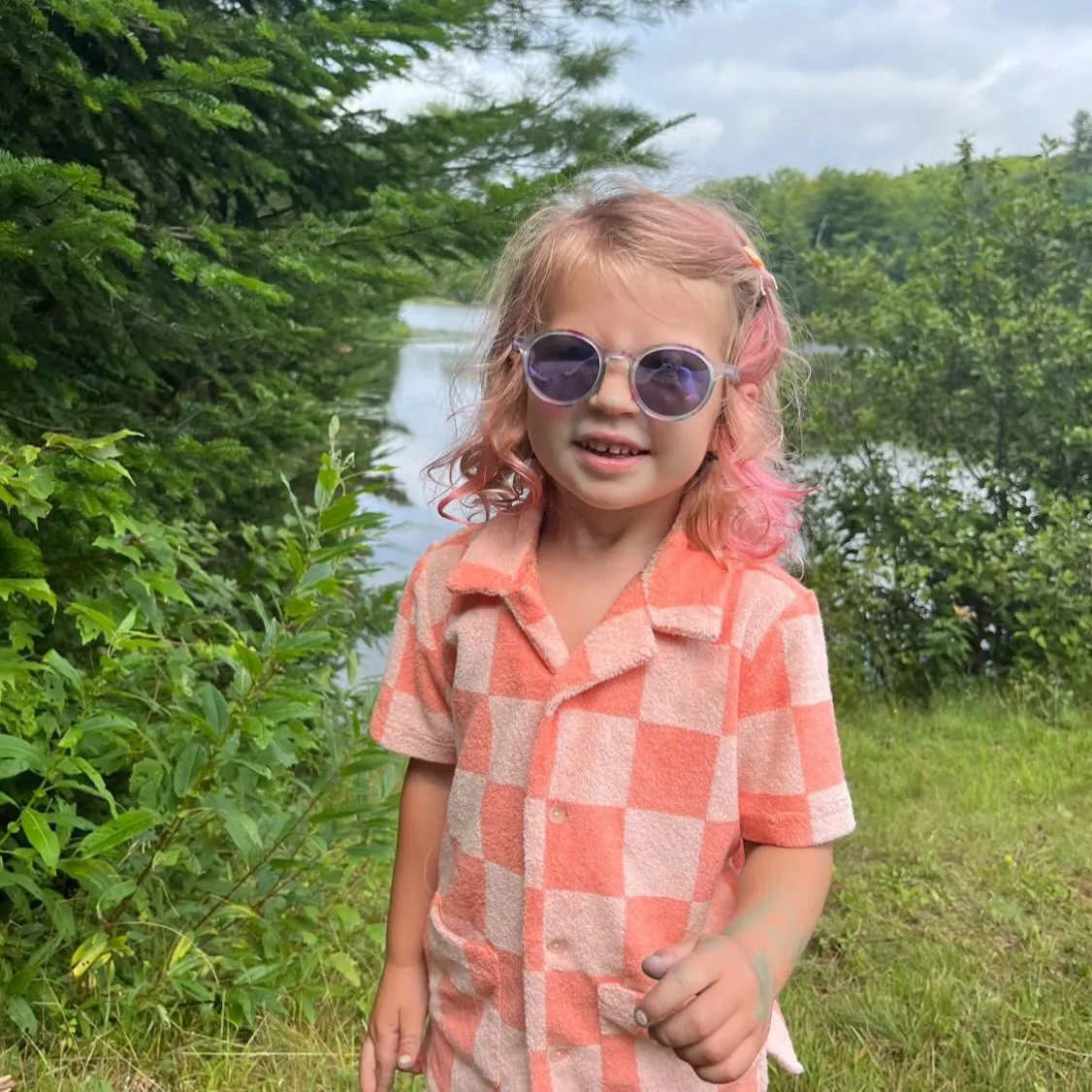 Piggy Paint Pink Purple hårbalsam med farve 2-pak