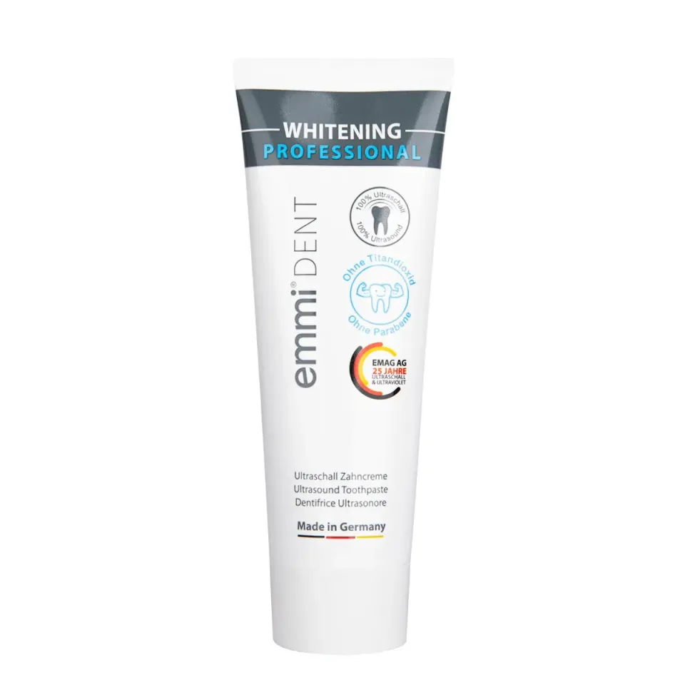 emmi-dent Whitening ultralydstandpasta 75 ml hvid