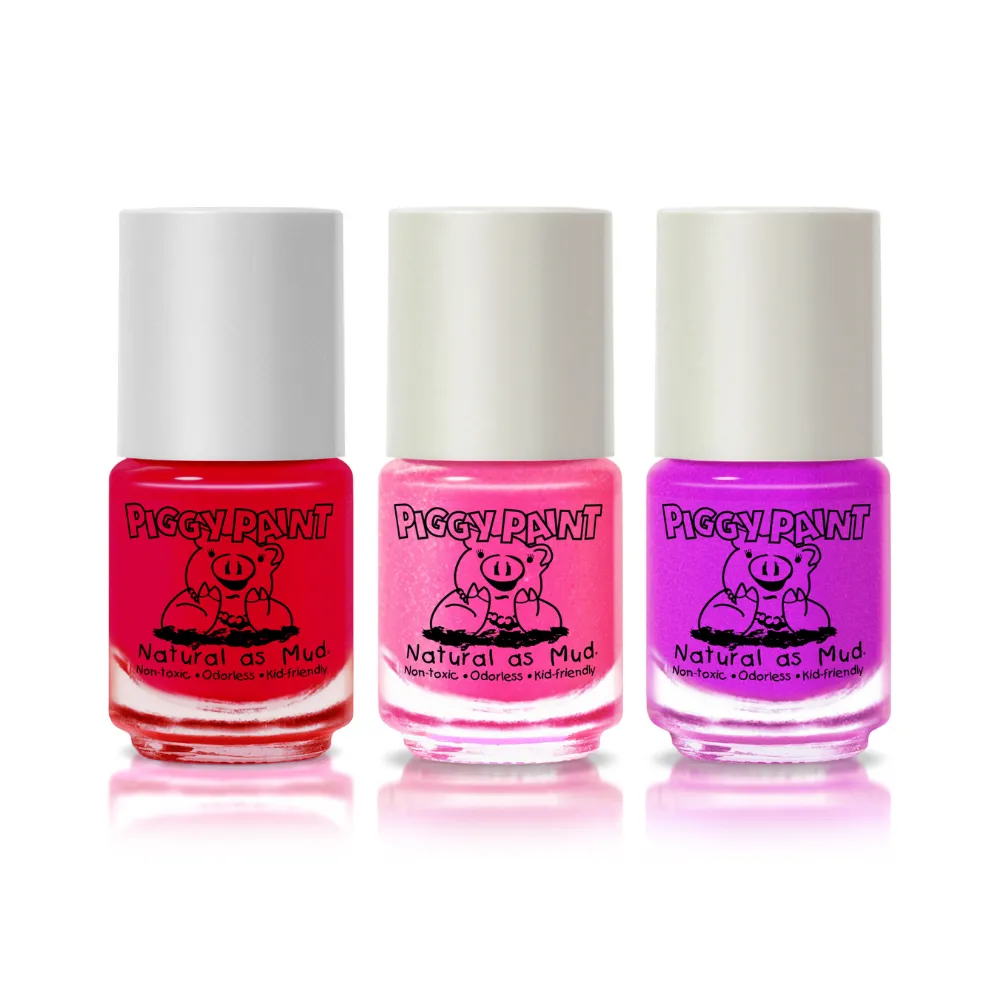 Piggy Paint Scented neglelak 3-pak mini frugtduft