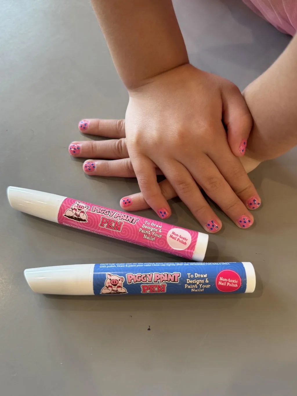 Piggy Paint Princess Pop Pen neglelak 3-pak til børn