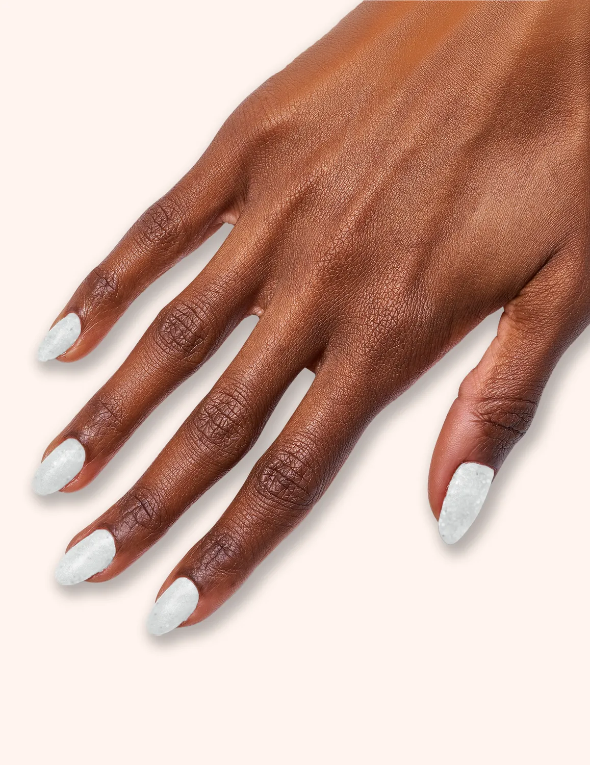 Le Mini Macaron Frosted gellak 8,5 ml sølv glimmer