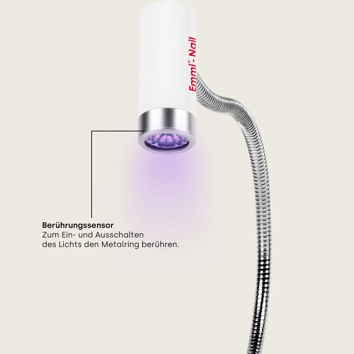 Emmi-Nail One Touch neglelampe 3W UV LED