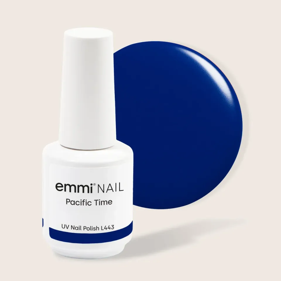 Emmi-Nail Shellac Pacific Time L443 UV-lak 15 ml mørkeblå