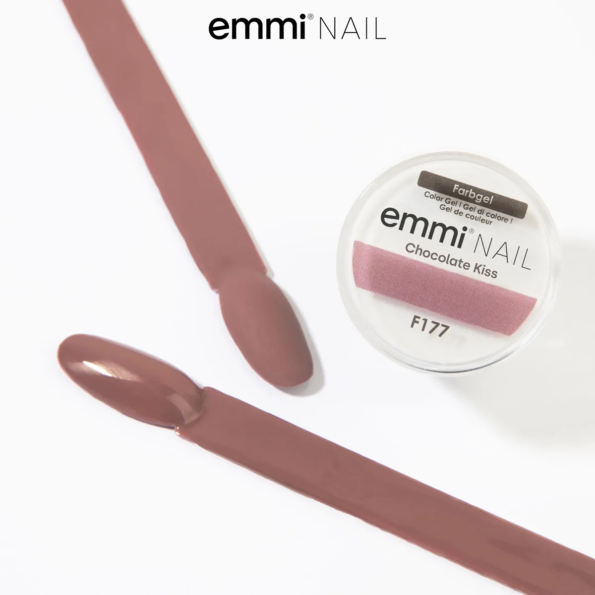 Emmi-Nail Farbgel Chocolate Kiss F177 farvegel 5ml brun
