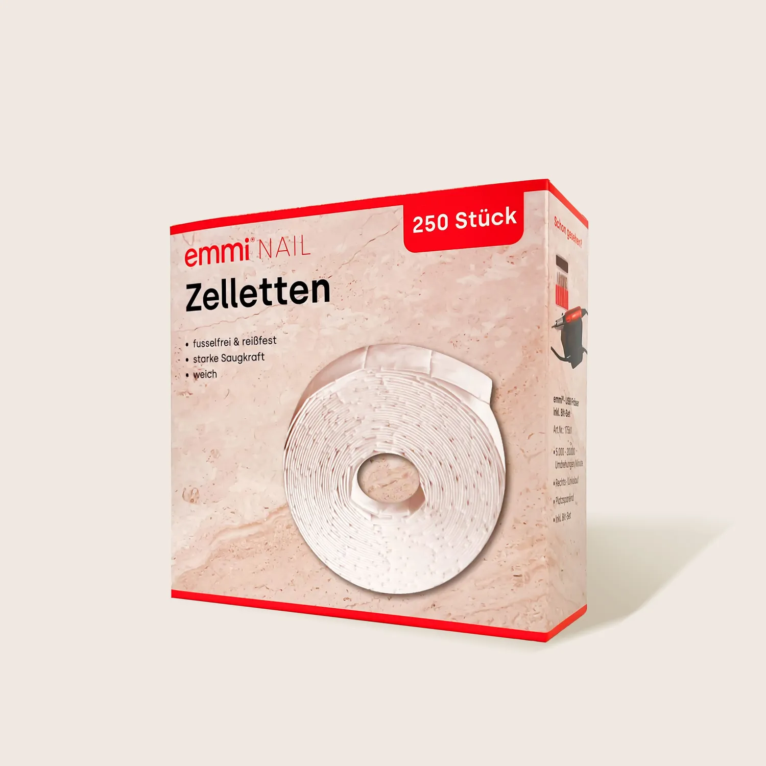 Emmi-Nail Zelletten fnugfri pads med box