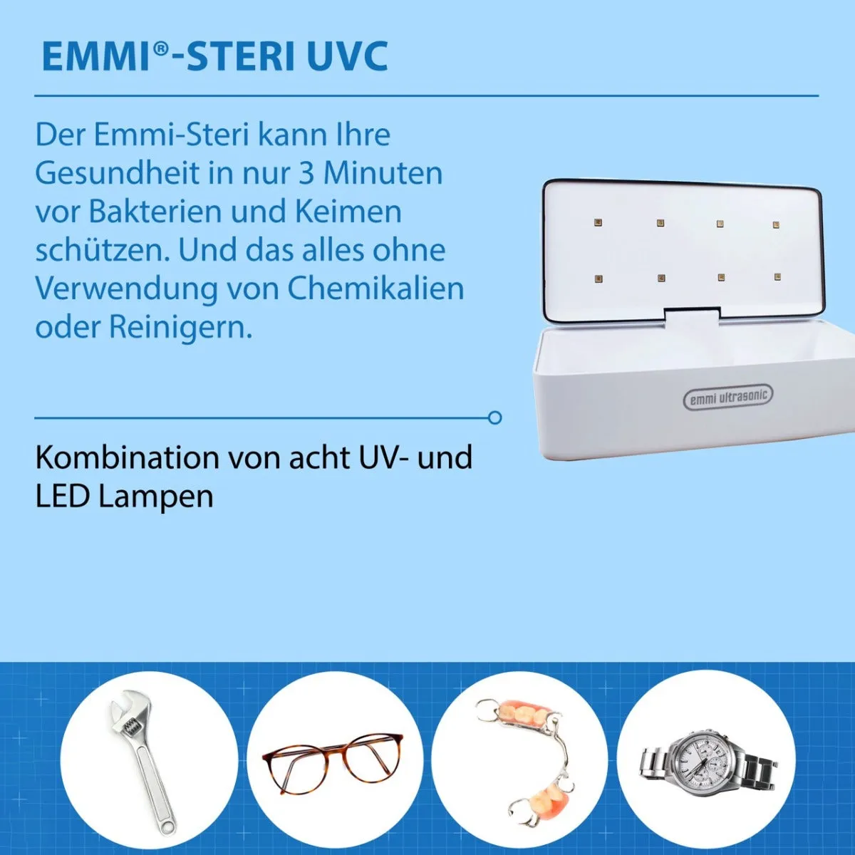 Emmi-Nail emmi-Steri UVC LED steriliseringsapparat