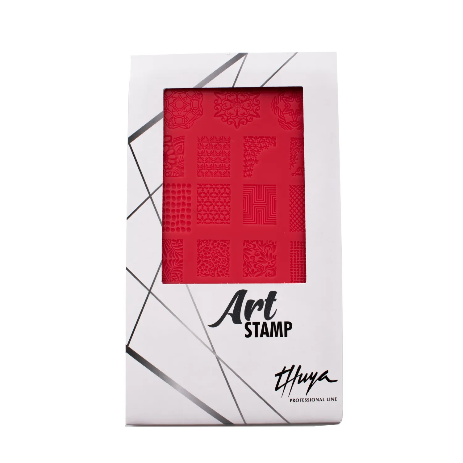 Evolution Gel Art Stamp stencil relief 3 dele