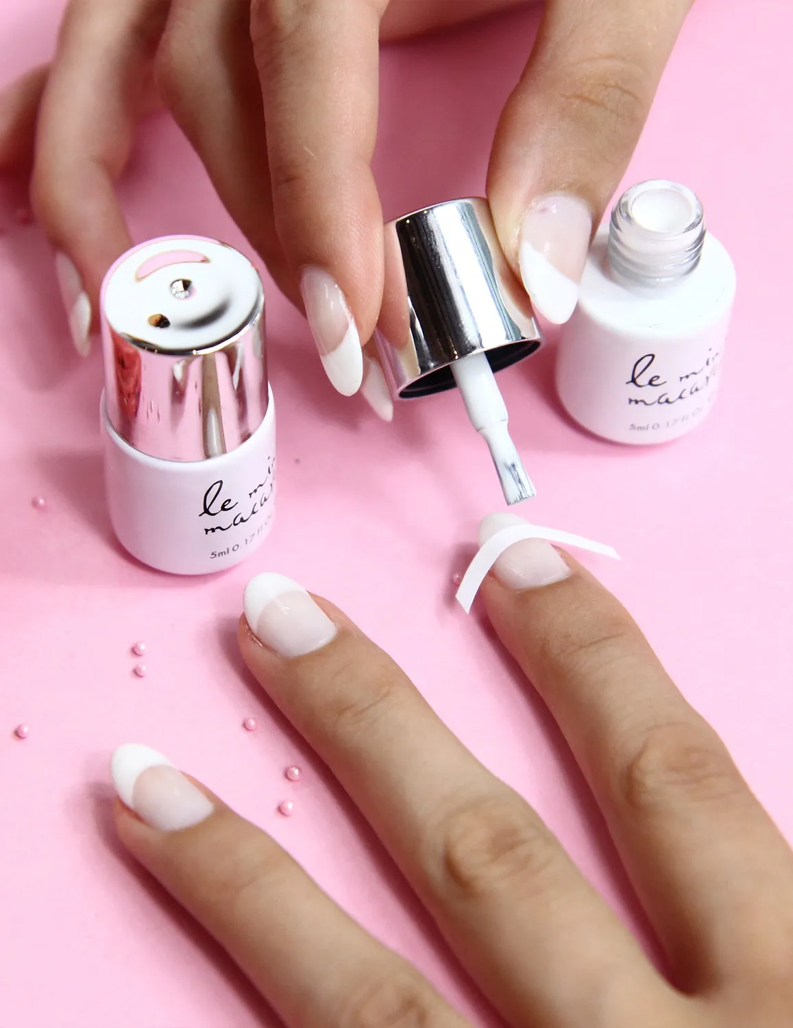 Le Mini Macaron Le Frenchie fransk manicure sæt