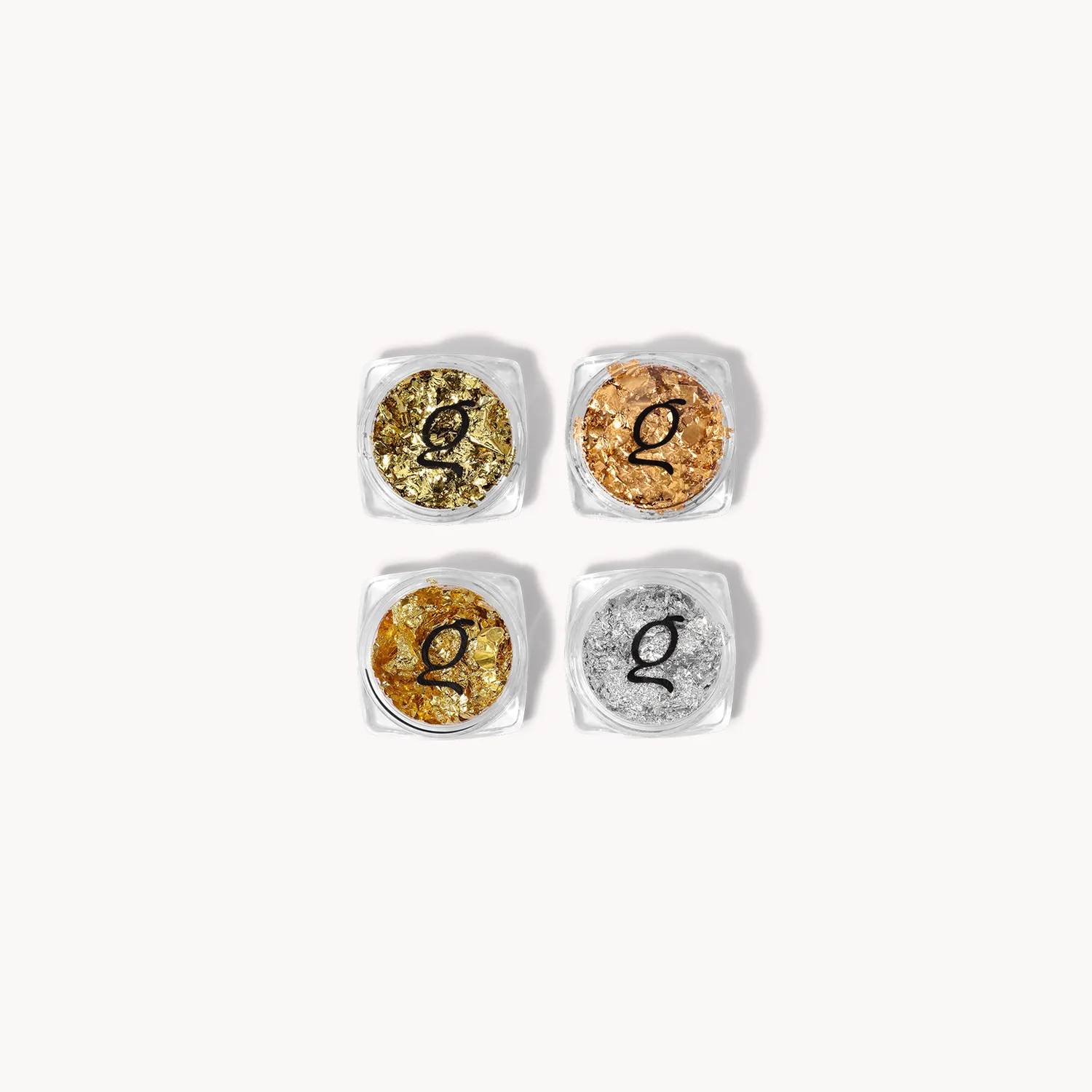 The Gel Collection Metallic Foil Flakes neglefolie 4 stk