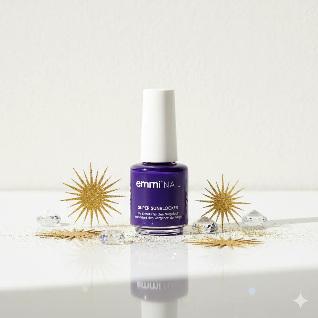 Emmi-Nail Super Sunblocker Sunblocker topcoat 12 ml UV-beskyttelse