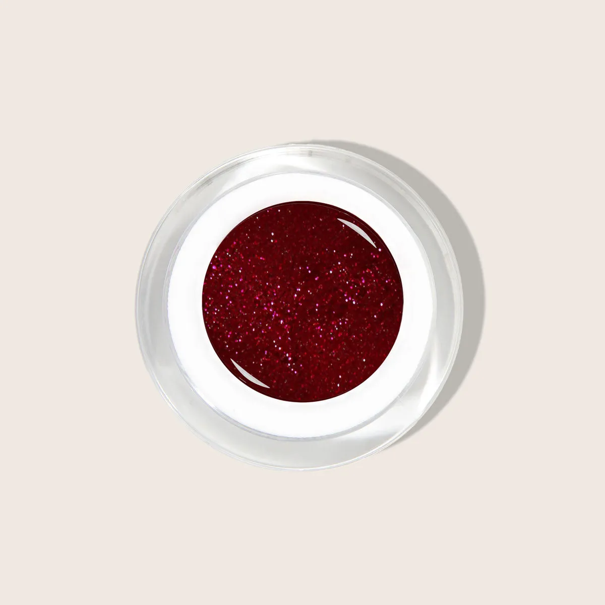 Emmi-Nail Winter Dream F361 farvegel 5 ml vinrød glitter