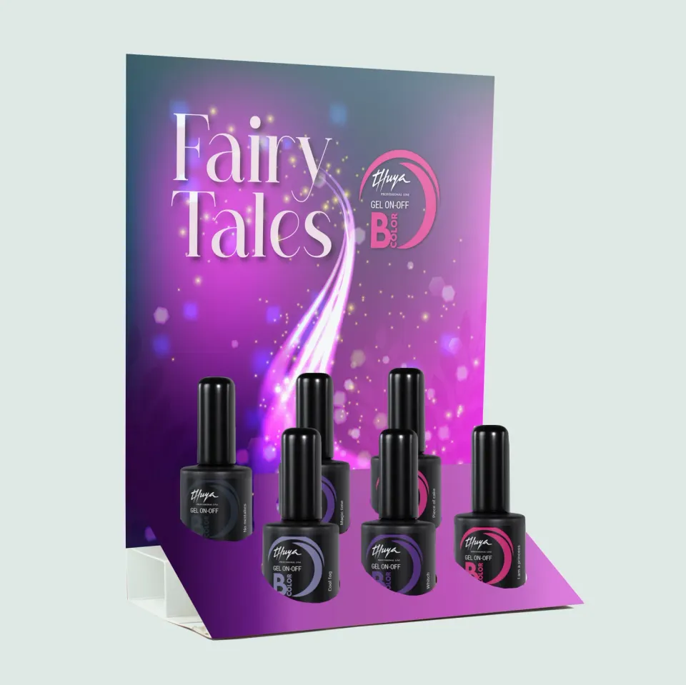 Evolution Gel B-Color Fairy Tales display 6 farver