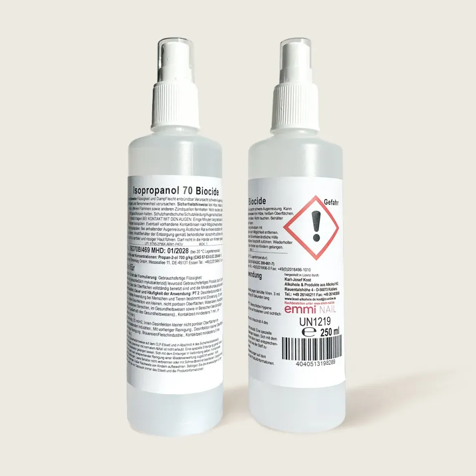 Emmi-Nail Isopropanol 70 hånddesinfektion 250 ml