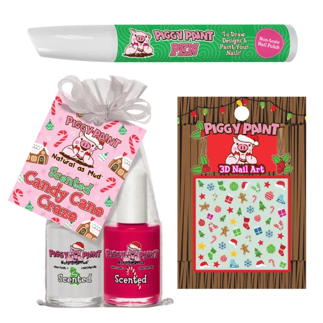 Piggy Paint Fa La La Fabulous Bundle neglelaksæt med neglepen