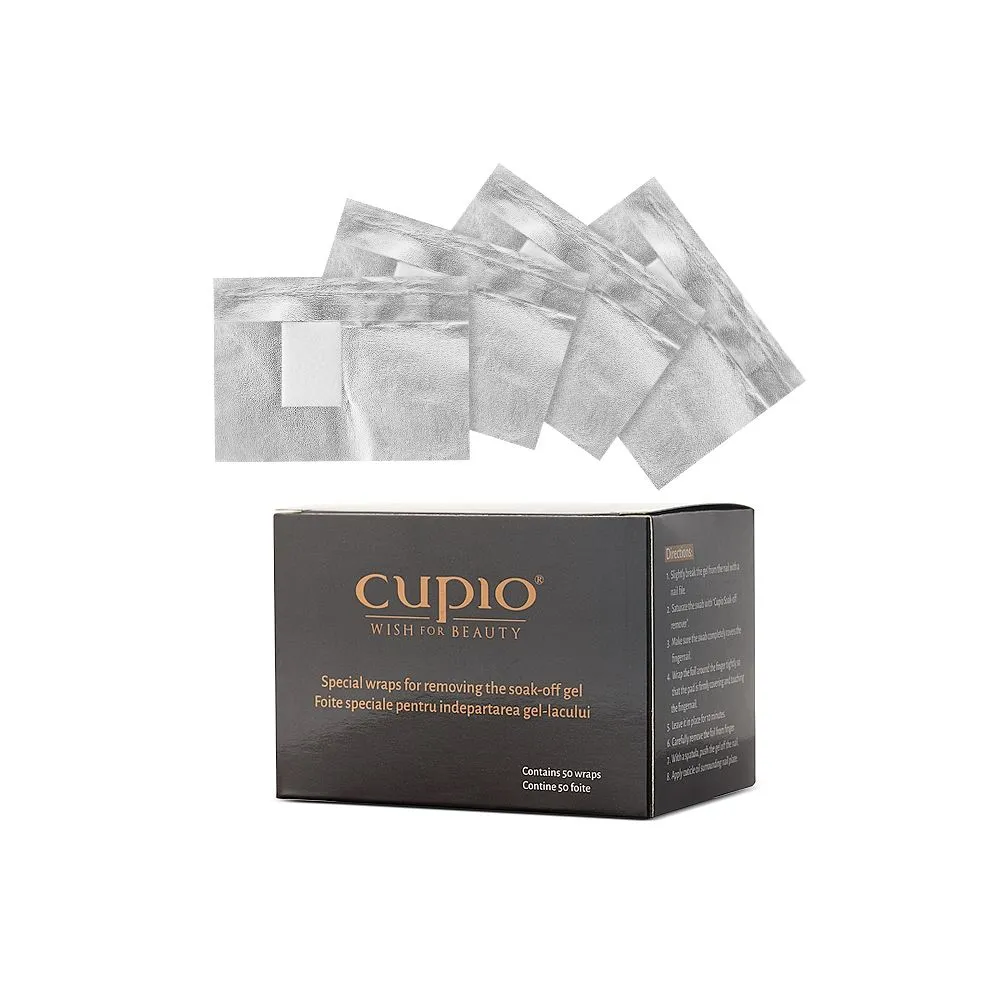 Cupio Nordic folier til gellakfjerning 50 stk