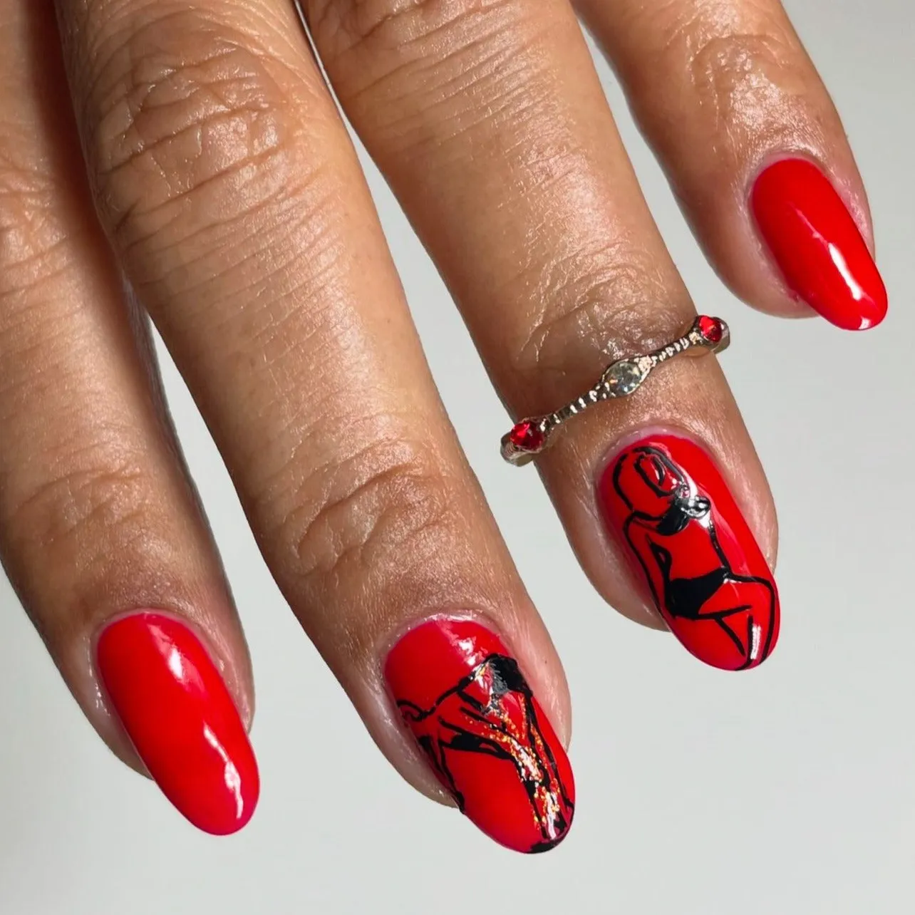Piggy Paint SOPHi Red Bottom Stilettos neglelak mat rød 15 ml