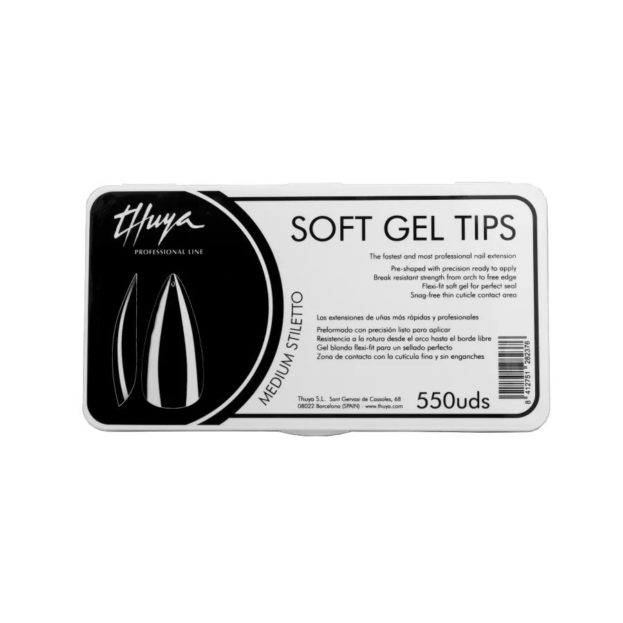 Evolution Gel Soft Gel Medium negletips 550 stk