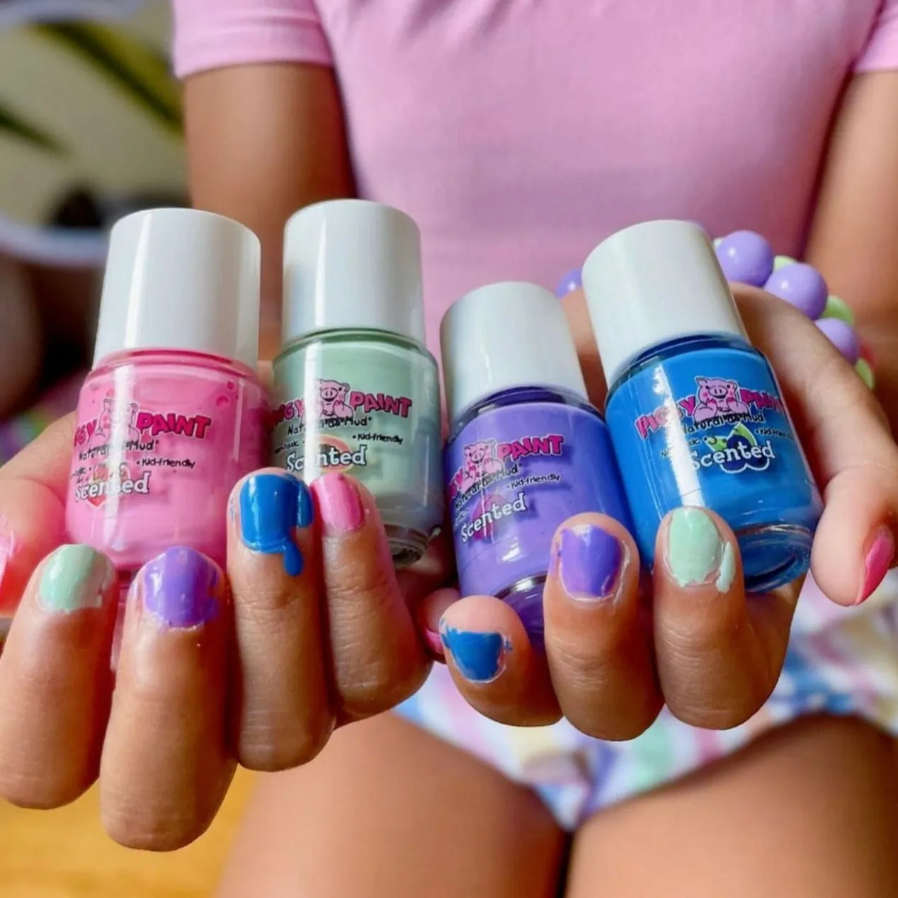 Piggy Paint Papaya Party neglelak mat grøn papaya 7 ml