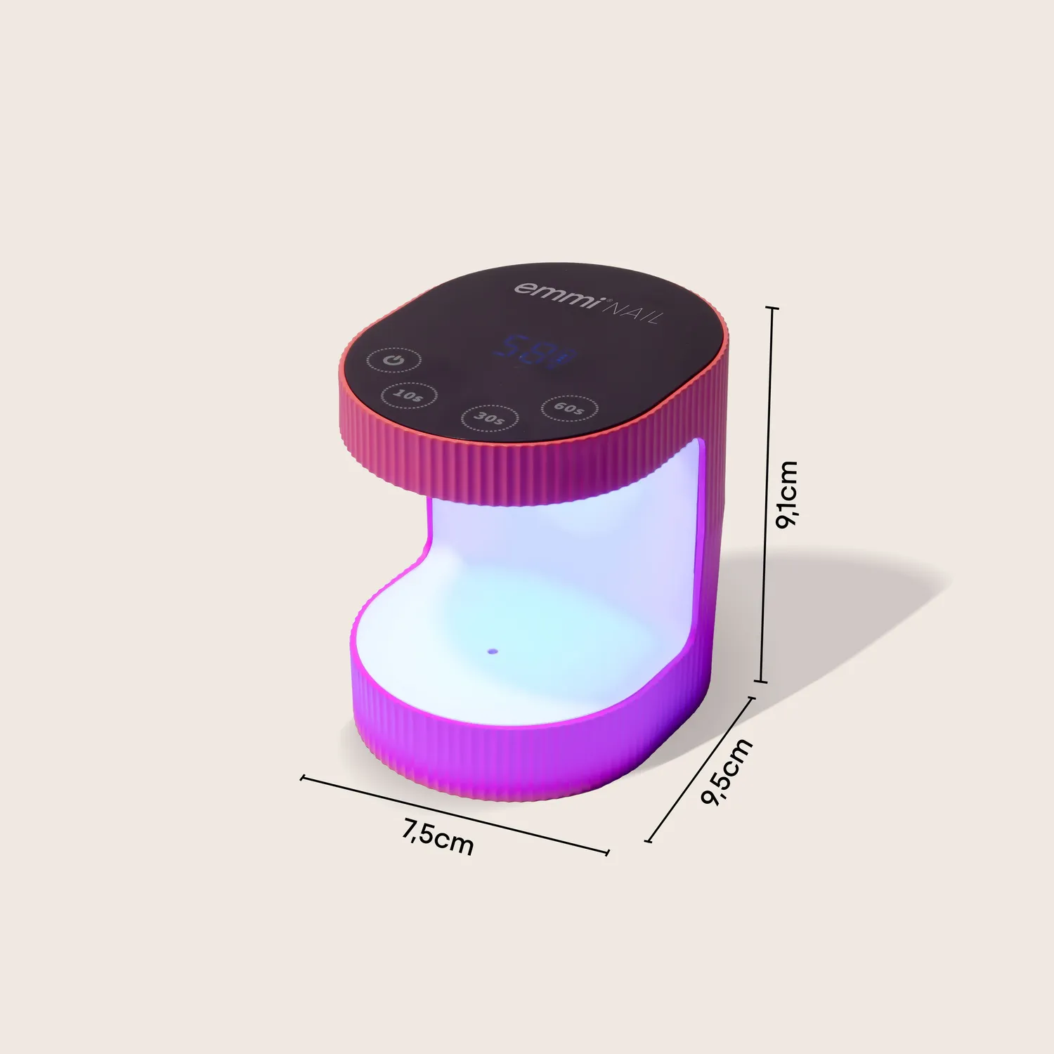 Emmi-Nail Shine UV LED neglelampe med akku