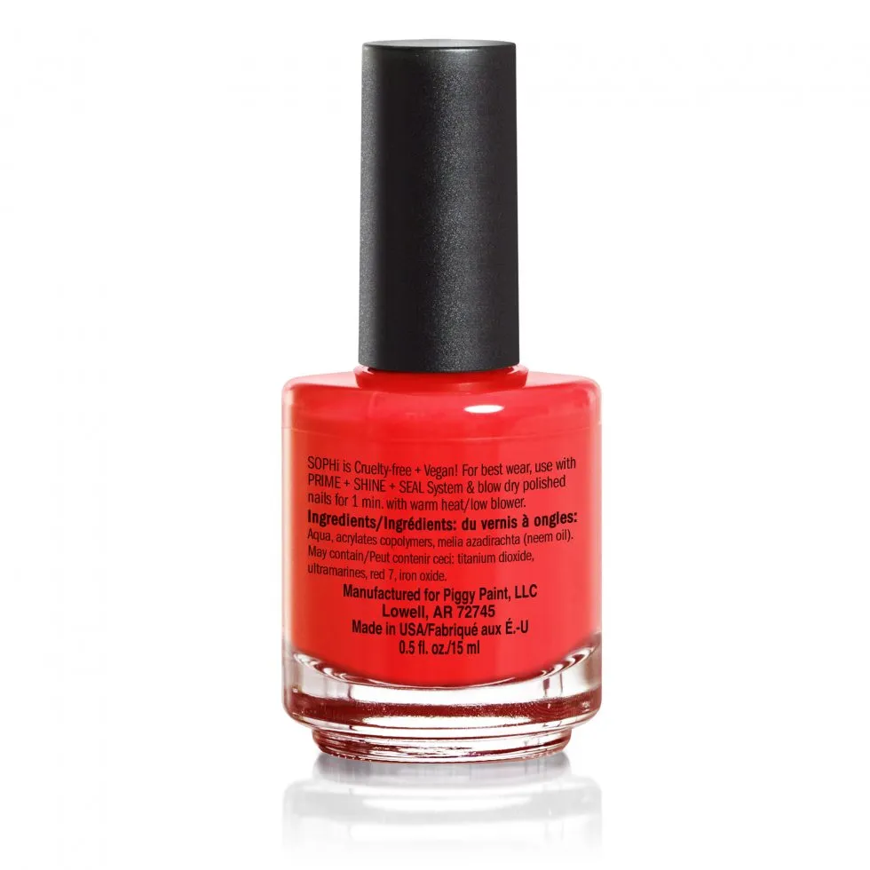 Piggy Paint POP-arazzi neglelak 15 ml mat koralrød