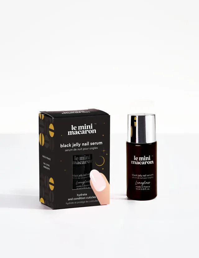 Le Mini Macaron Lunegloss Black Jelly negleserum 10 ml