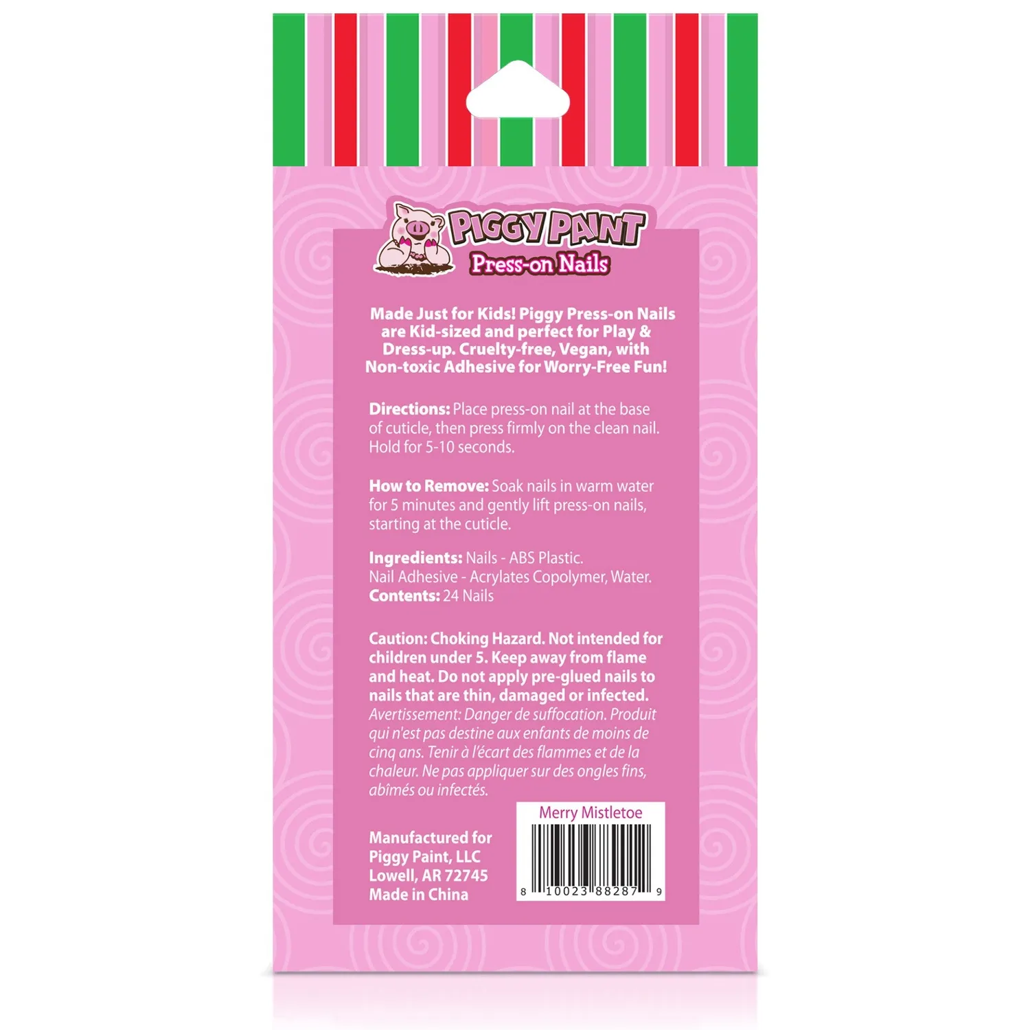 Piggy Paint Holly Jolly Sparkle neglesæt jul 3 lakker