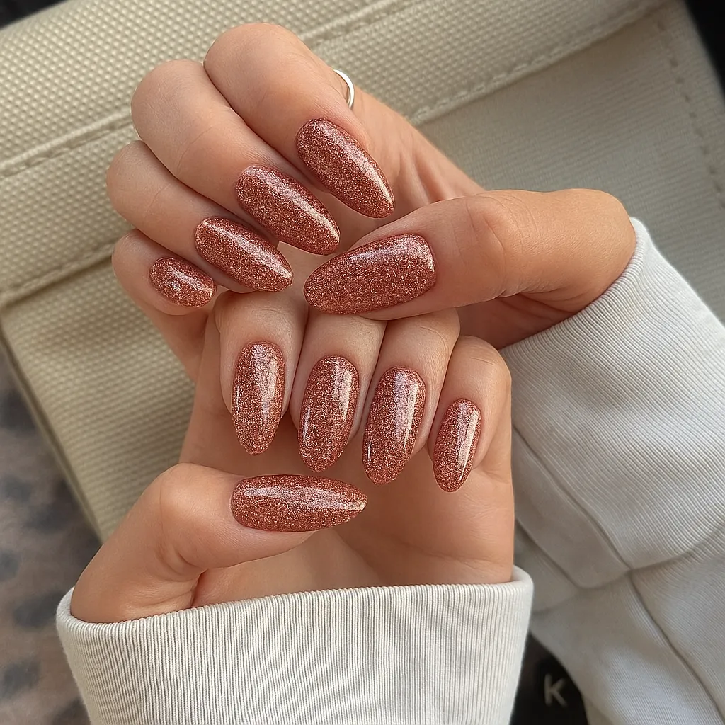 Emmi-Nail Shellac Caramel Glitter L114 UV-lak 15ml