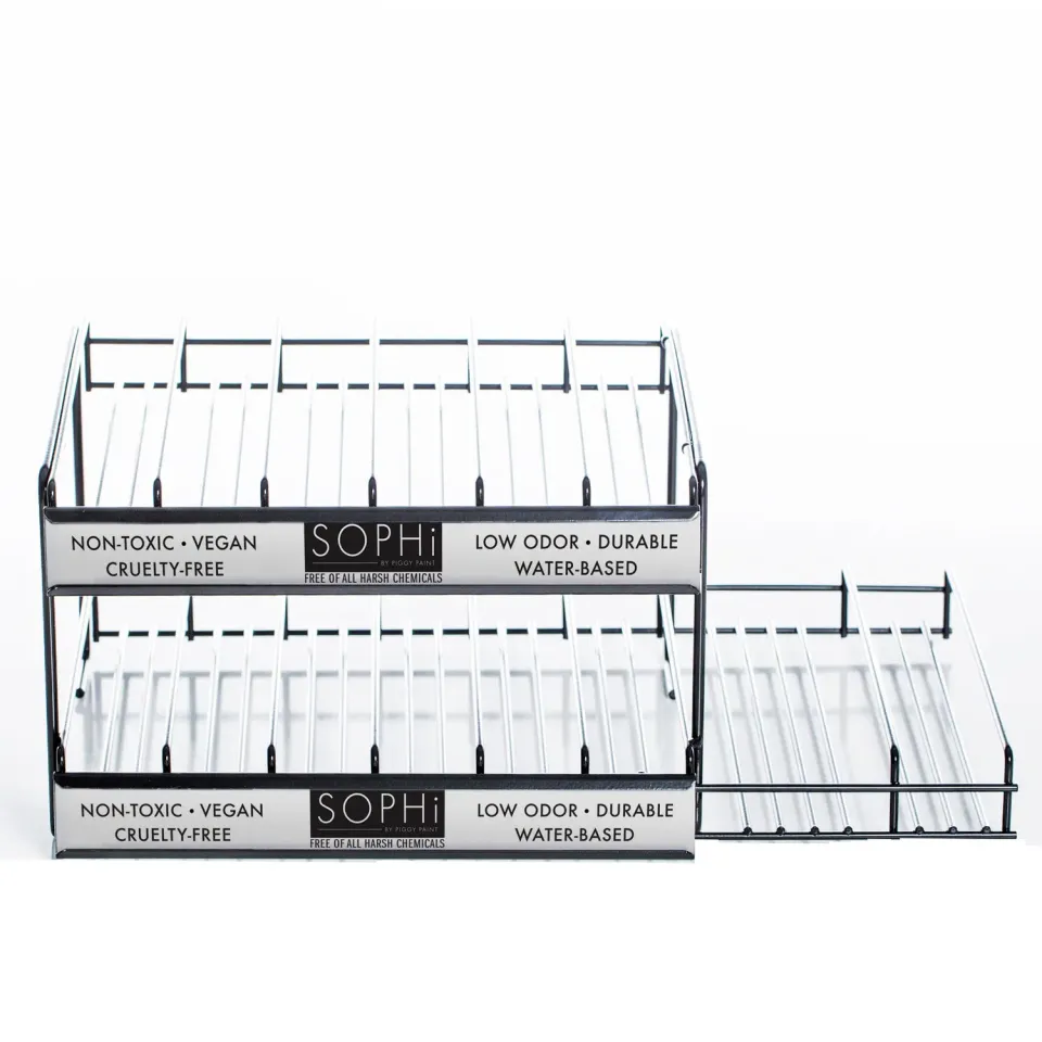 Piggy Paint SOPHi 2 Tier Display stativ sort
