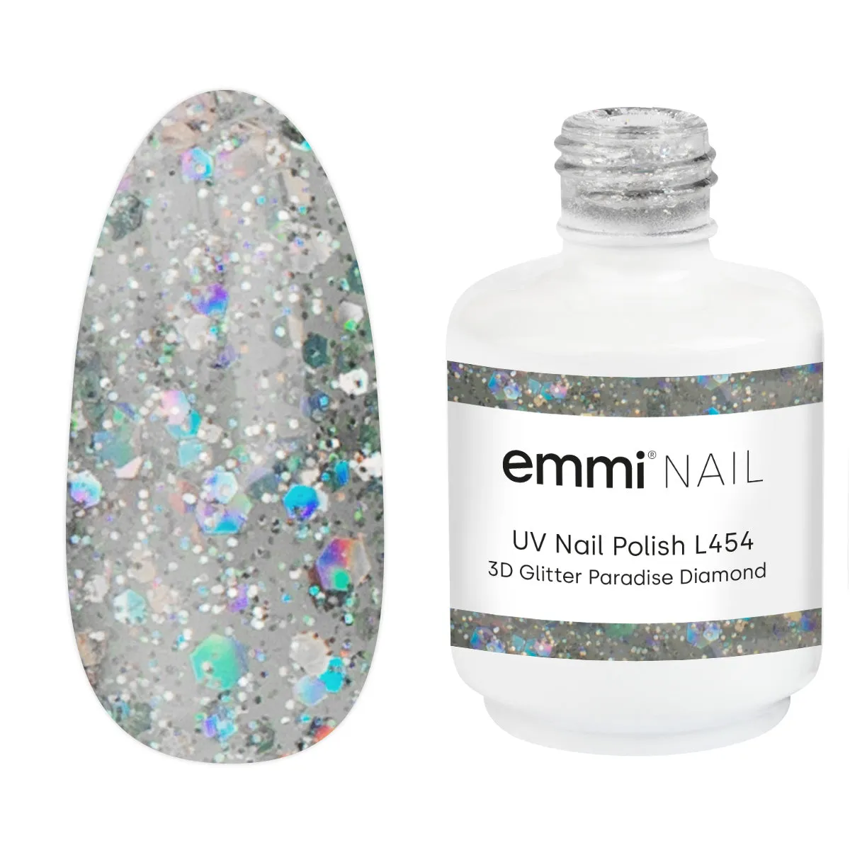 Emmi-Nail Shellac 3D Glitter Paradise L450 UV-lak pink