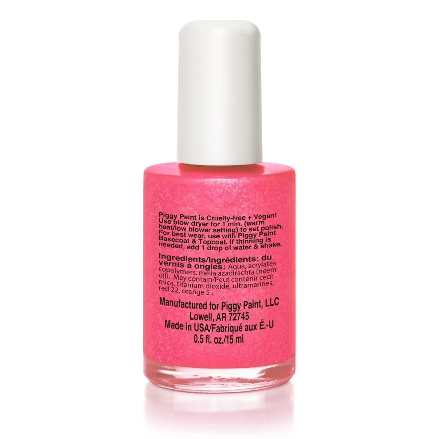 Piggy Paint Light of the Party neglelak neon koral glitter 15 ml