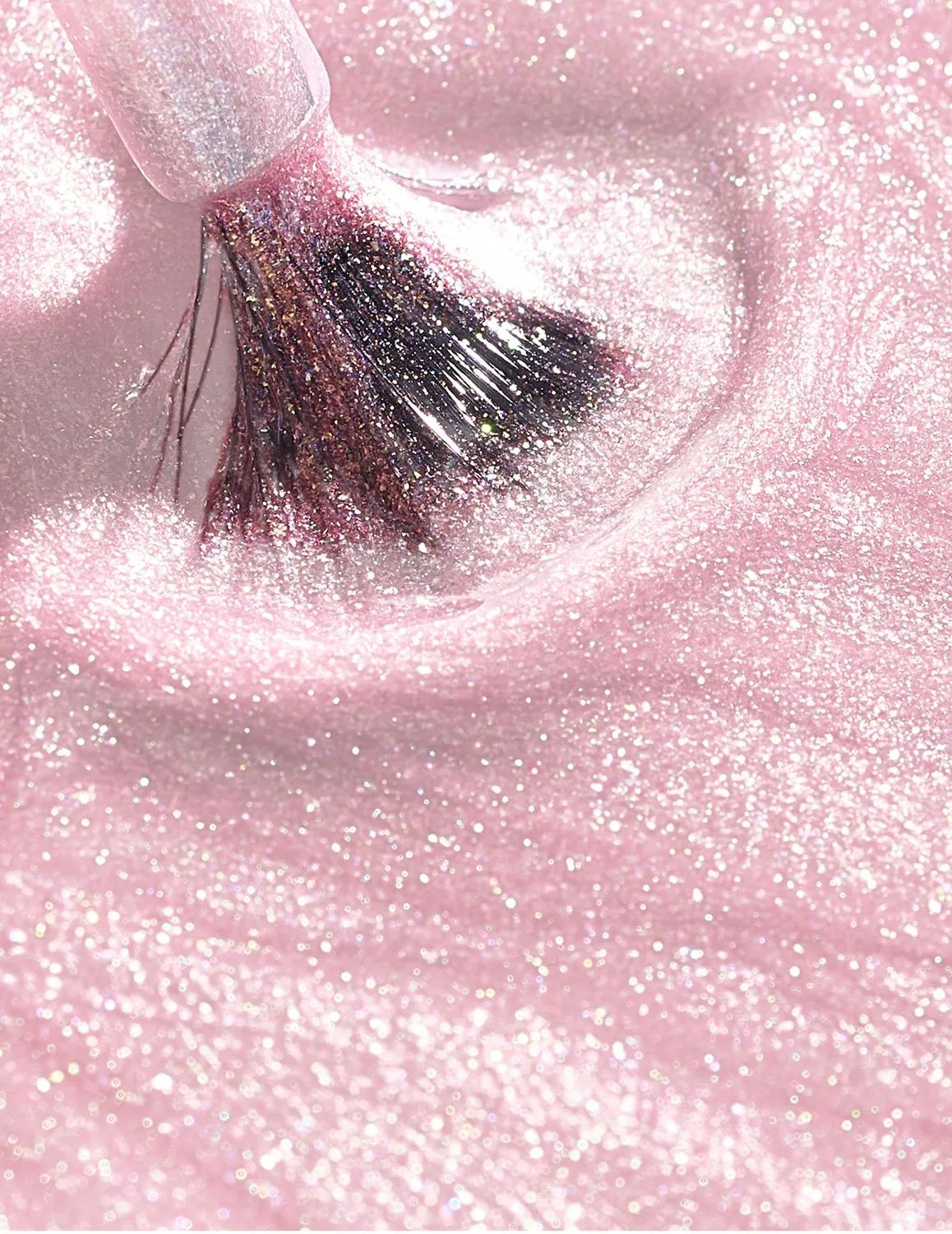 Le Mini Macaron Pink Paradise gellak 8,5 ml lyserød glitter