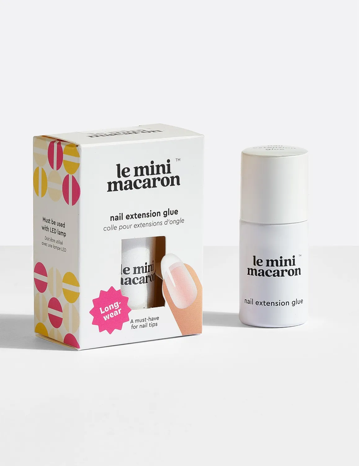 Le Mini Macaron Nail Extension Glue neglelim til negletipper – HEMA-fri