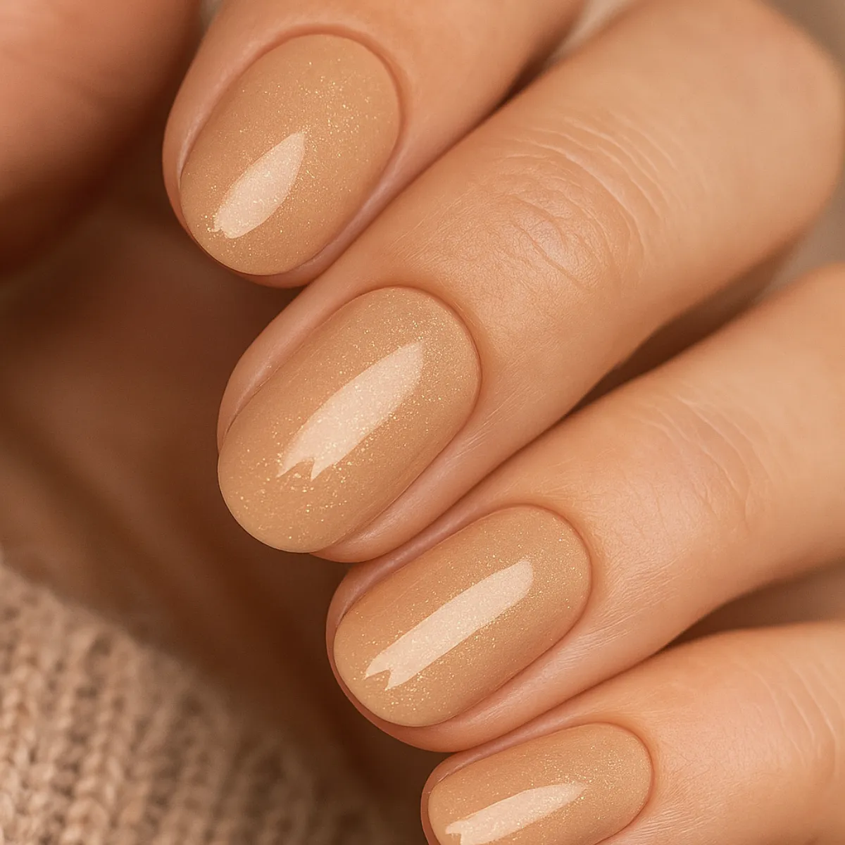 Emmi-Nail Sandy Beige F594 farvegel 5 ml metallic beige