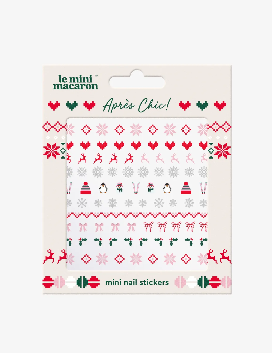 Le Mini Macaron Mini Nail Stickers negleklistermærker 1 ark