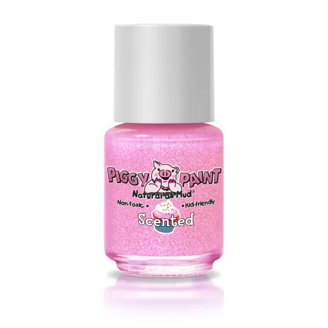 Piggy Paint Cupcake Cutie neglelak lys pink glitter vanilje