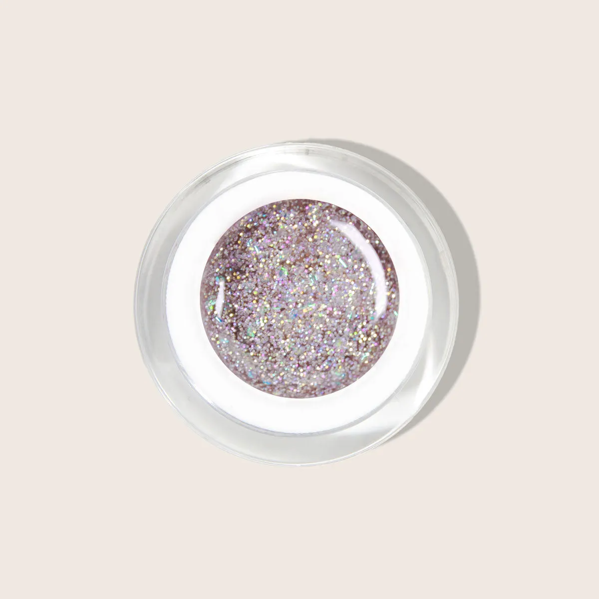 Emmi-Nail Farbgel Anna F389 glittergel lilla 5 ml