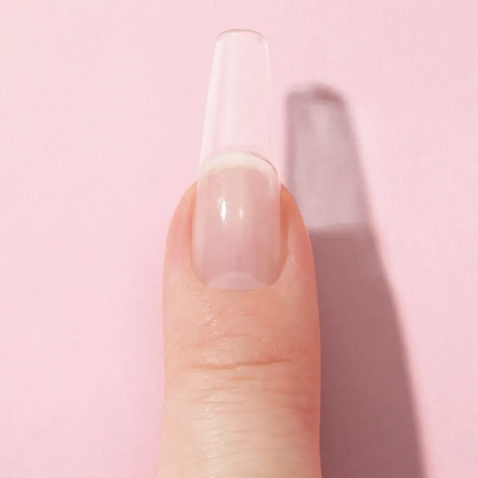 The Gel Collection Soft Gel Press On negletips Coffin Long 600 stk