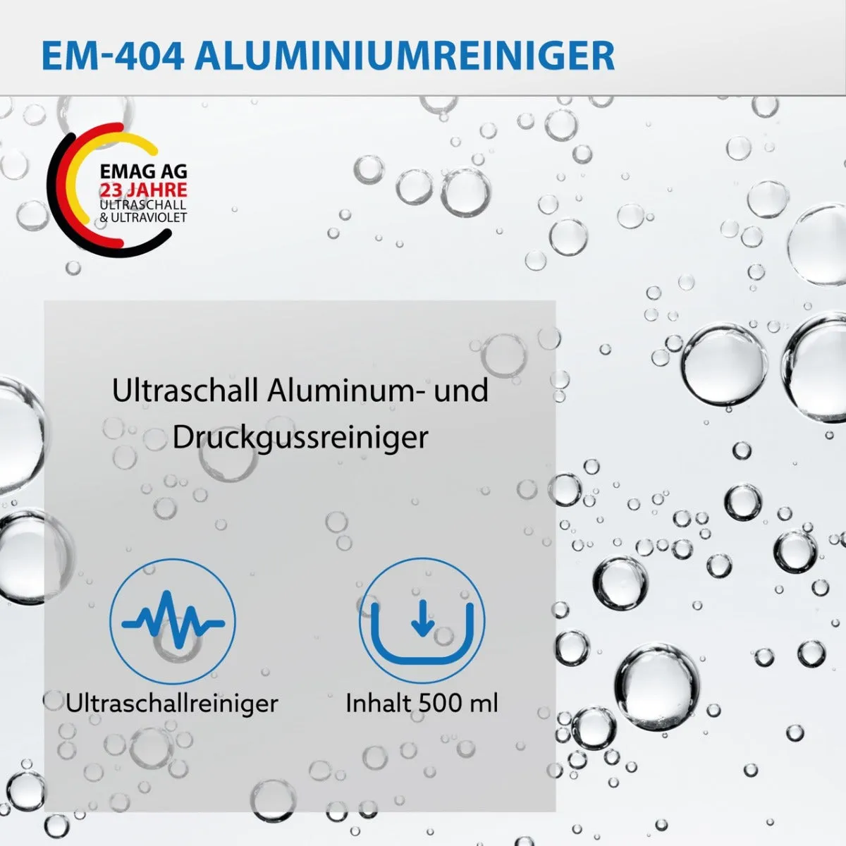 Emmi-Nail EM-404 rensevæske 500 ml til ultralyd