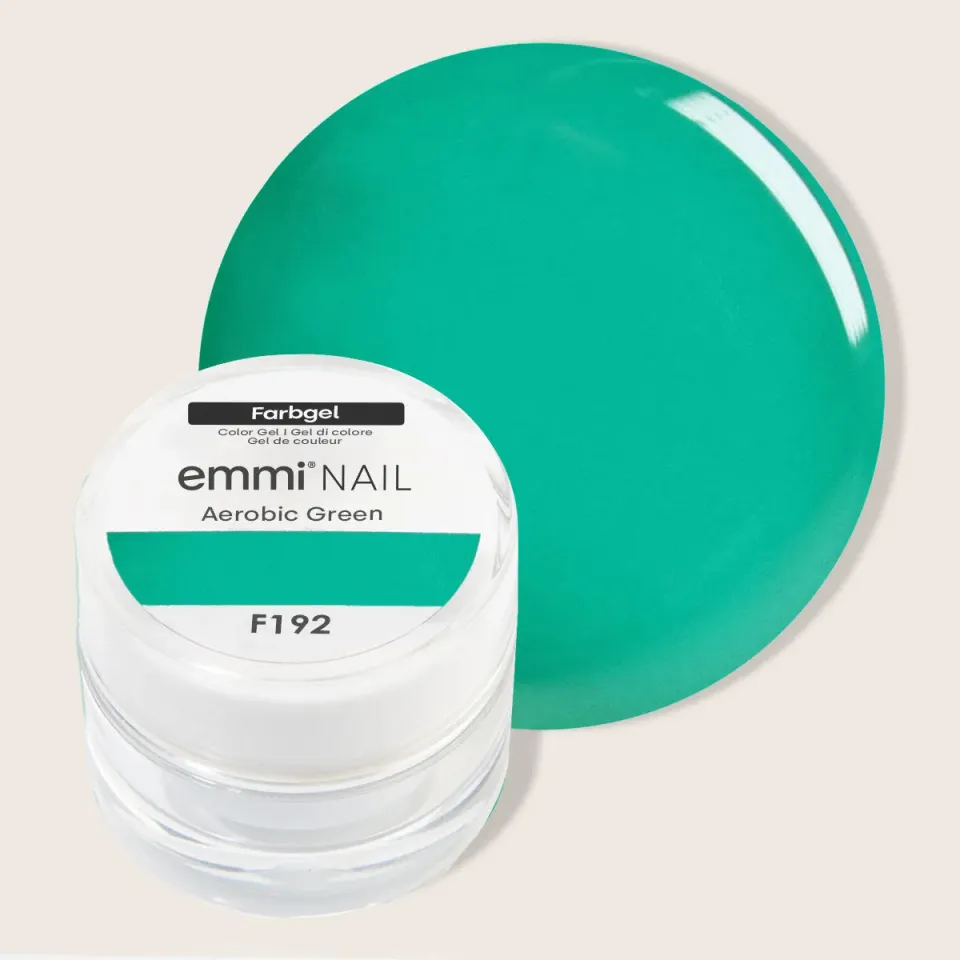 Emmi-Nail F192 farvegel Aerobic Green 5 ml grøn