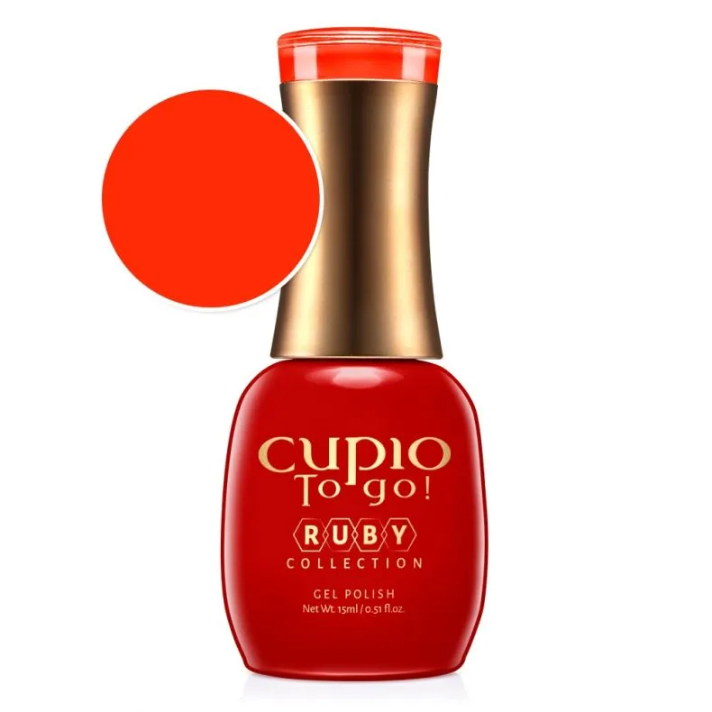 Cupio Nordic Ruby Collection gellak 15ml rød