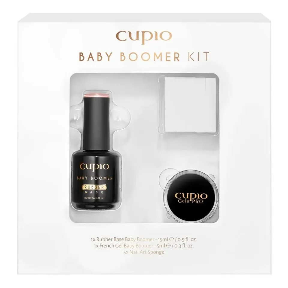 Cupio Baby Boomer startsæt med gellak