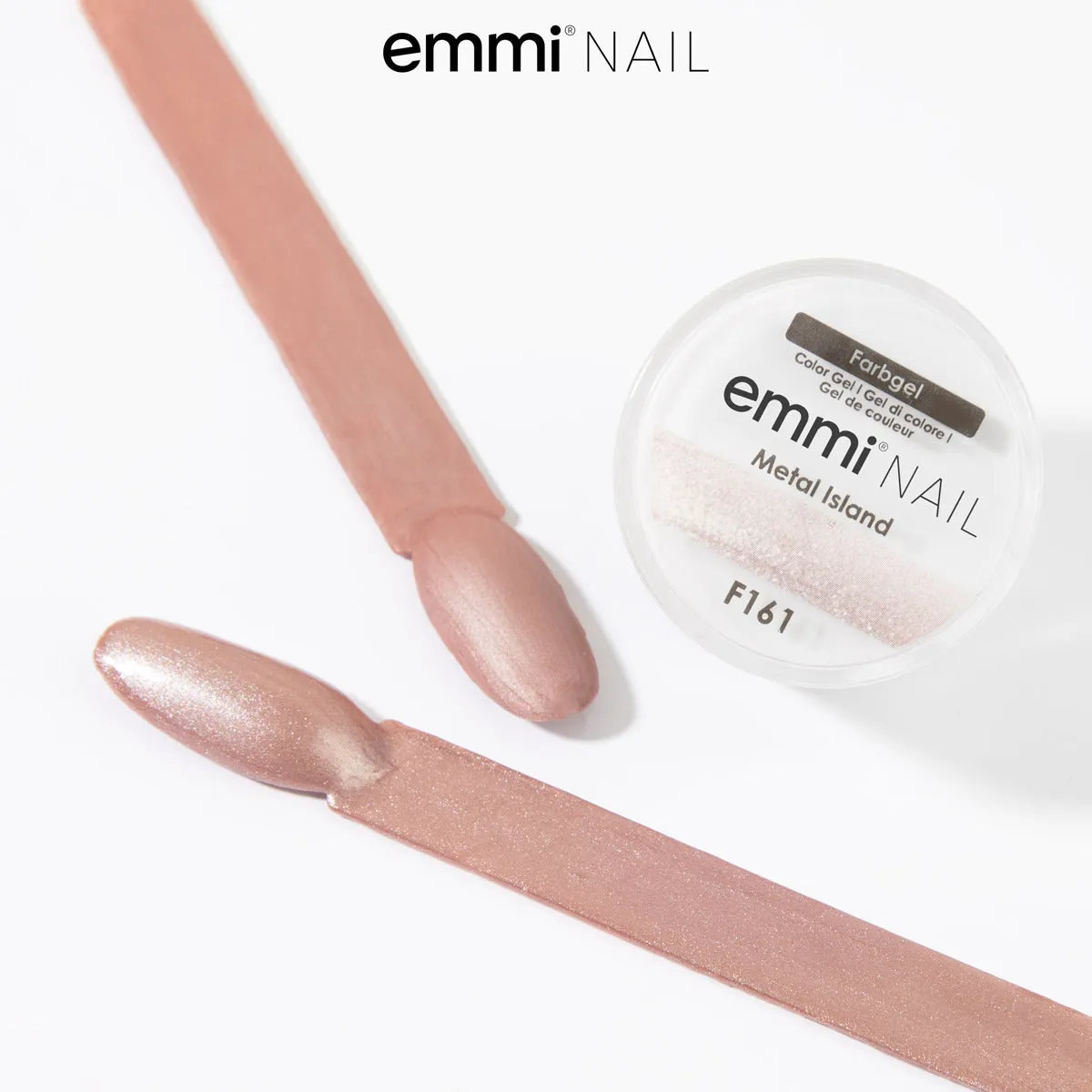 Emmi-Nail Metal Island F161 farvegel 5ml metallic