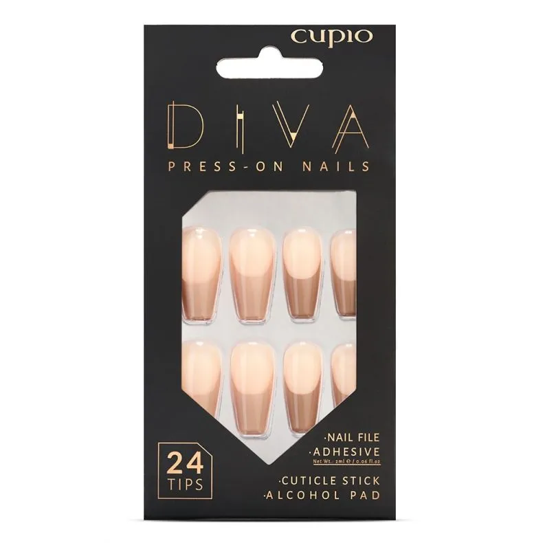 Cupio Nordic Diva press-on negle 24 stk