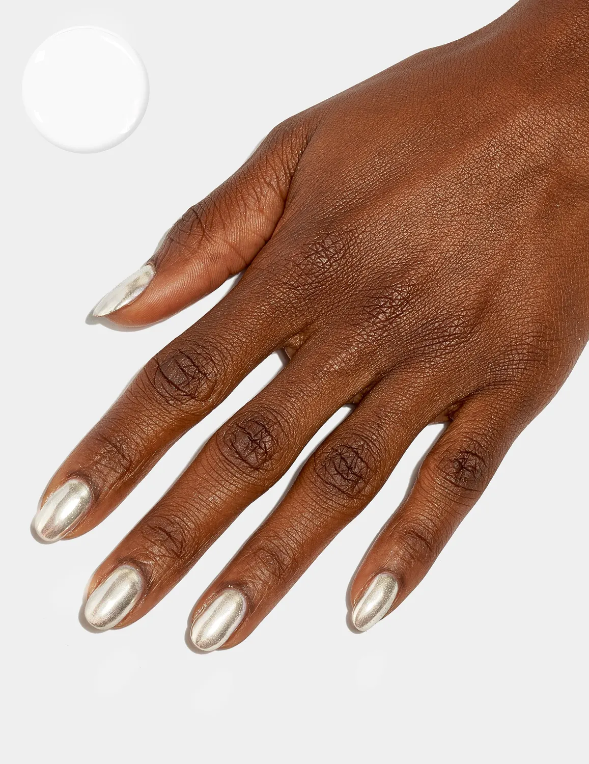 Le Mini Macaron Le Métallique chrome sæt 5 ml sølv