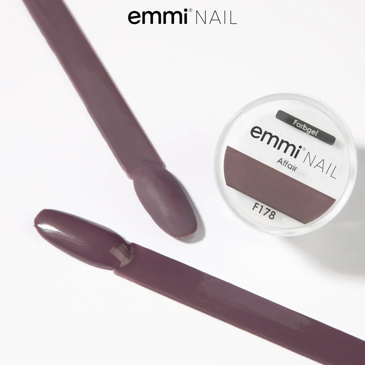 Emmi-Nail Farbgel Affair F178 farvegel 5ml mørk lilla
