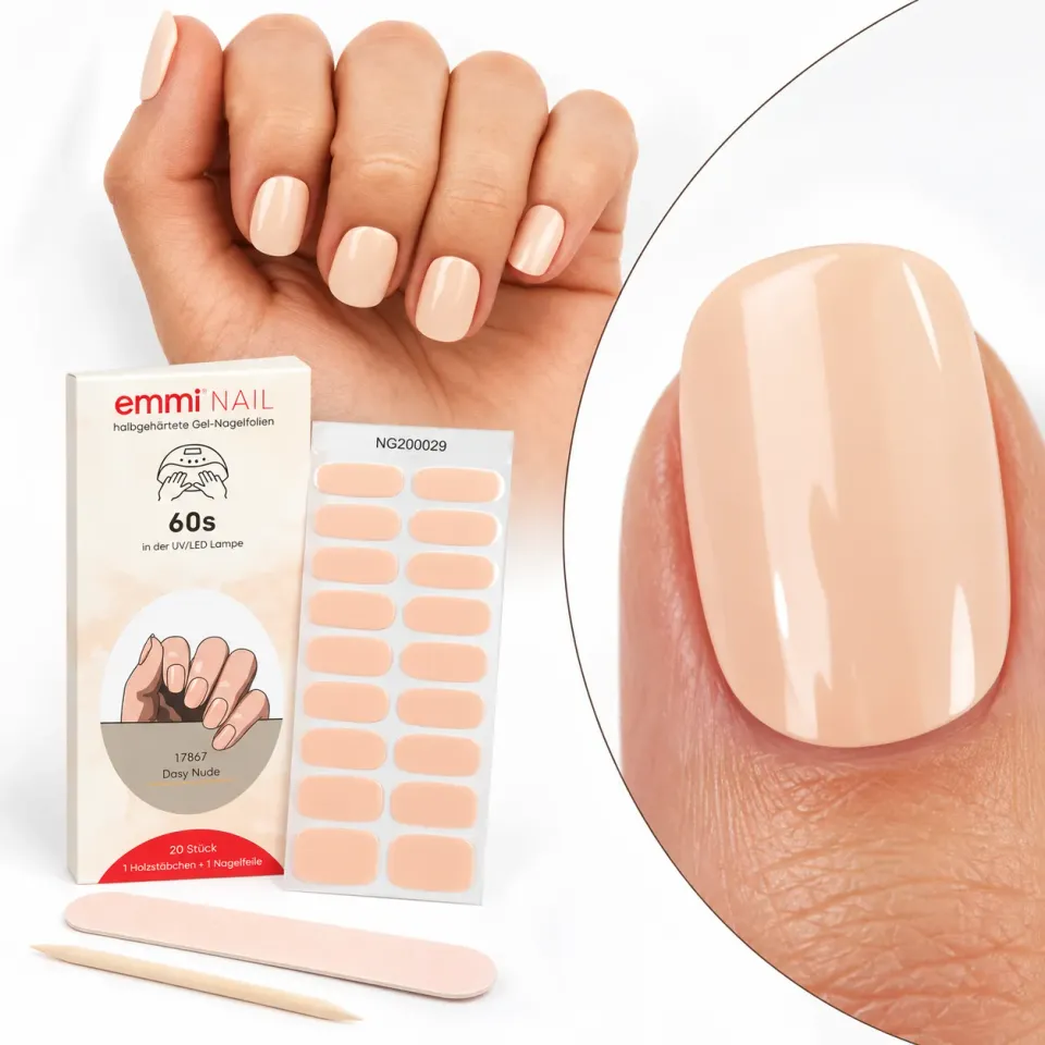 Emmi-Nail Gel Nagelfolien wraps 20 stk