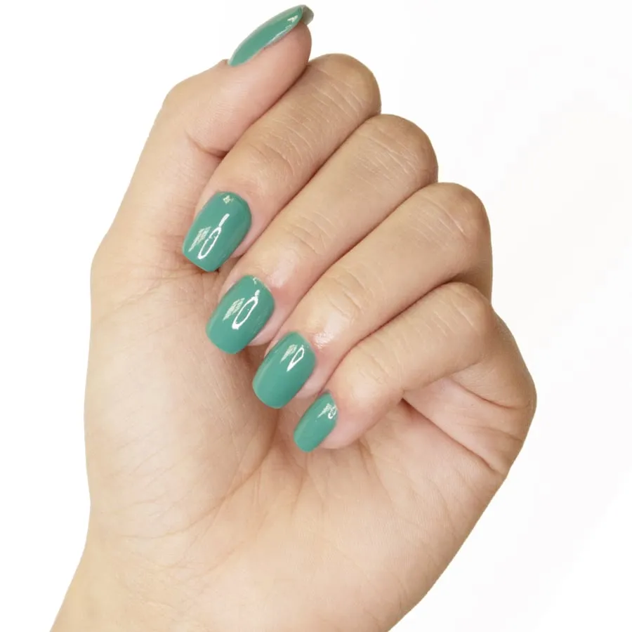 Evolution Gel Deluxe neglelak Emerald Glaze No. 39 akvamarin