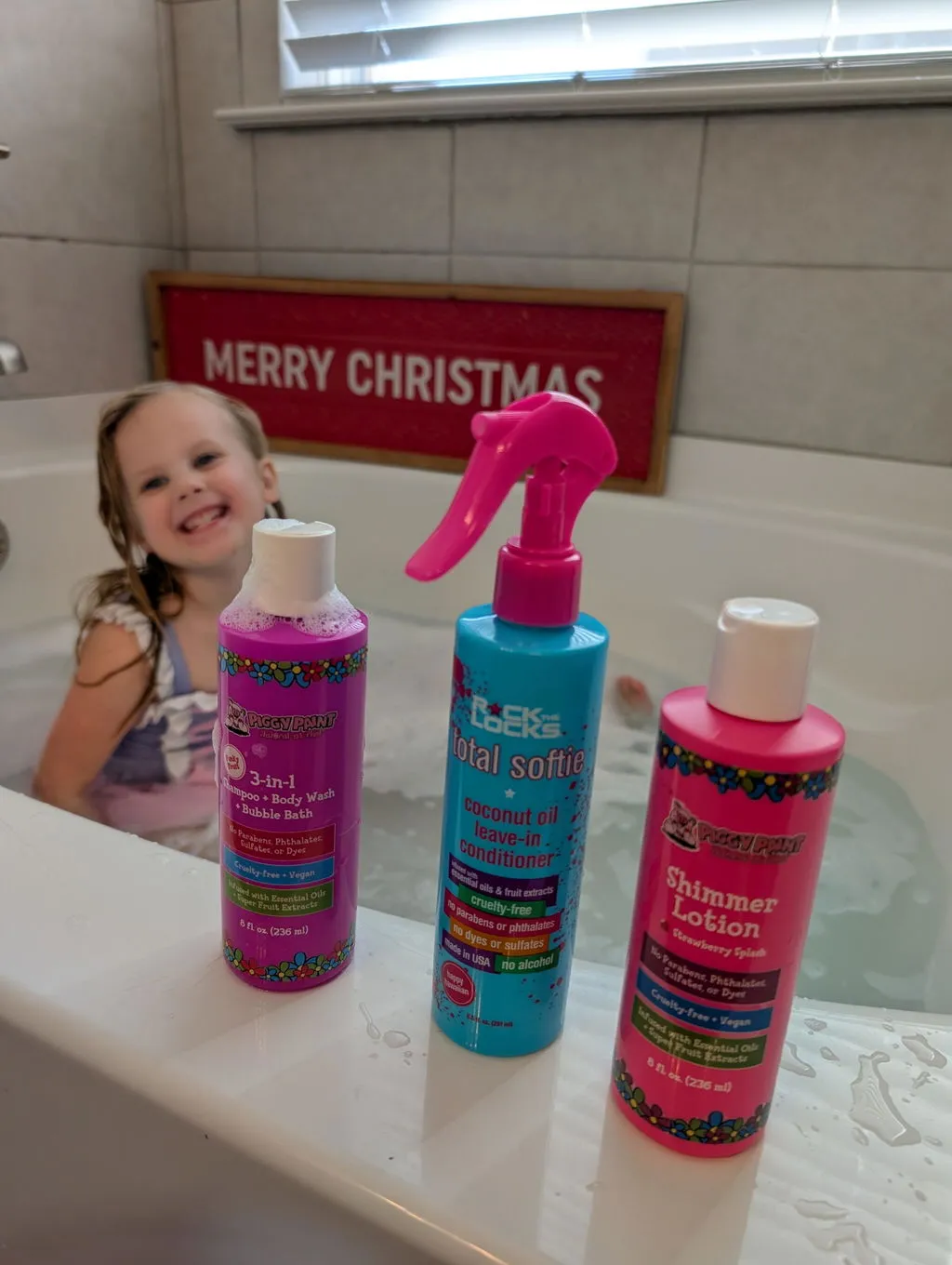 Piggy Paint 3-i-1 børneshampoo Funky Fruit sensitiv hud